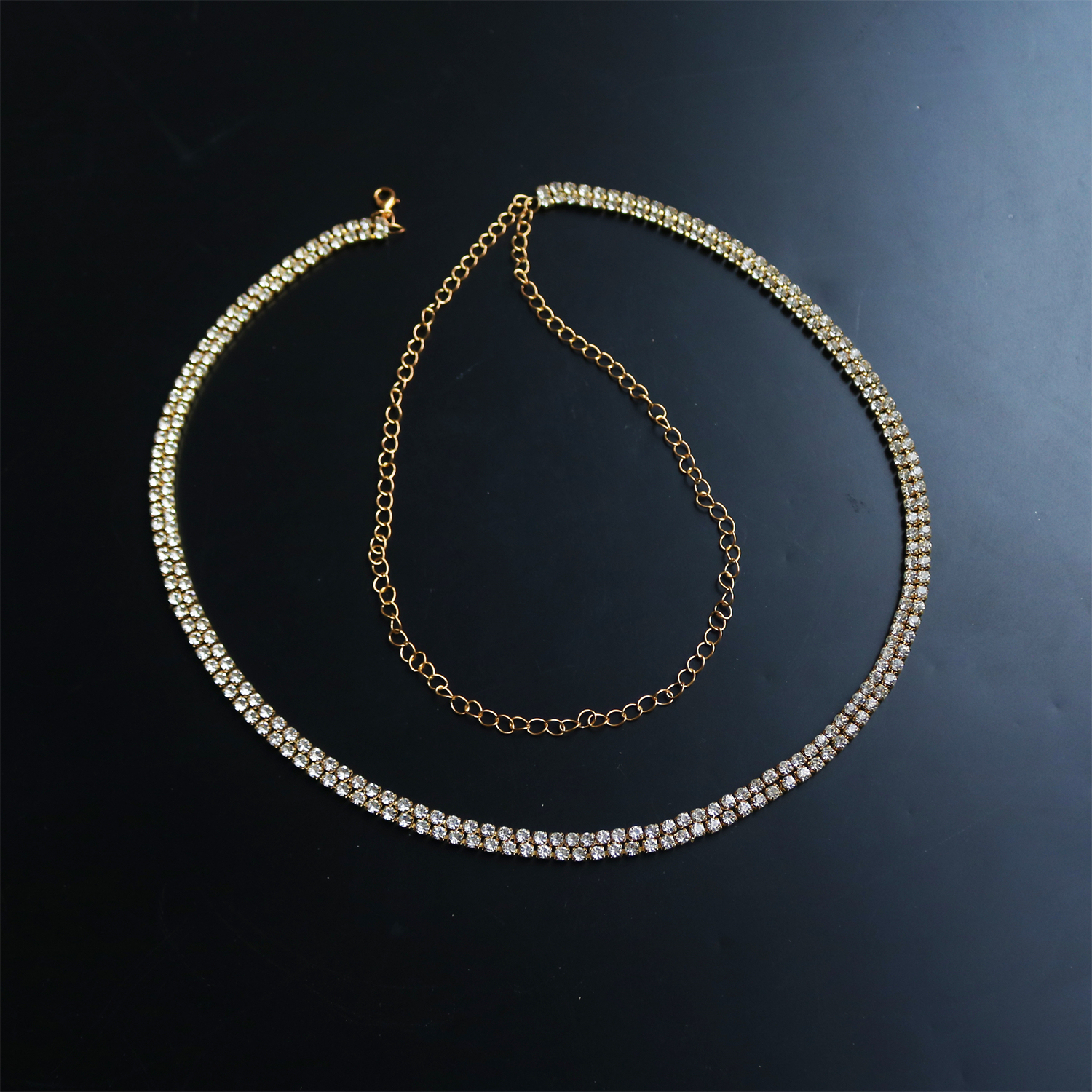 1ps Simple Shiny Body Chain Wa - Body Jewelry Rhinestone recensie en prijs