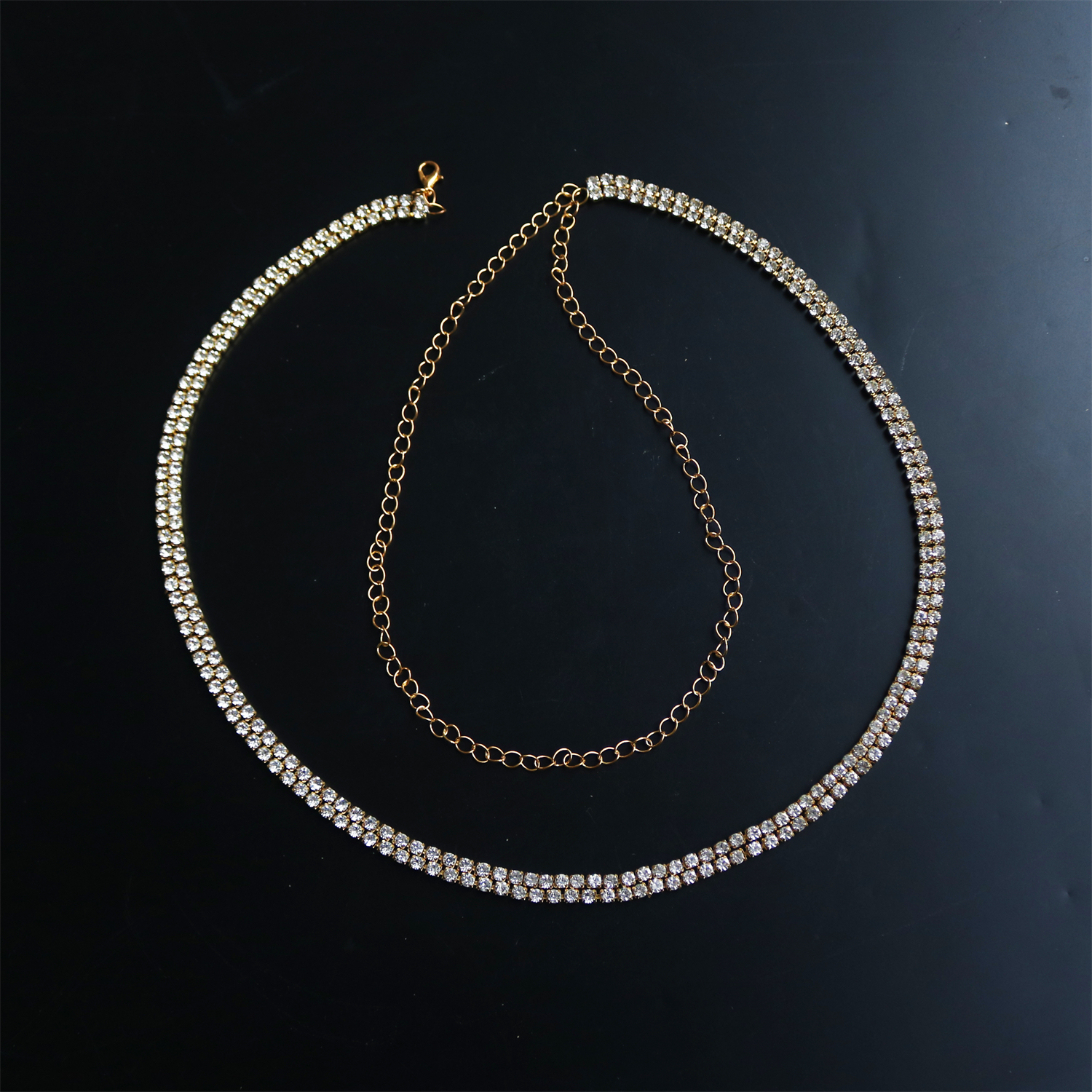 1ps Simple Shiny Body Chain Wa - Body Jewelry Rhinestone recensie en prijs