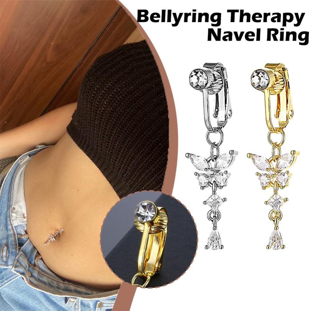 Butterfly Design Clip on Belly - Body Jewelry Belly Button Rings recensie en prijs