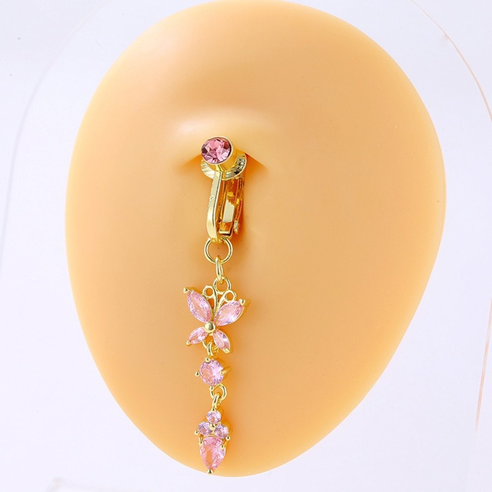 Butterfly Design Clip on Belly - Body Jewelry Belly Button Rings recensie en prijs