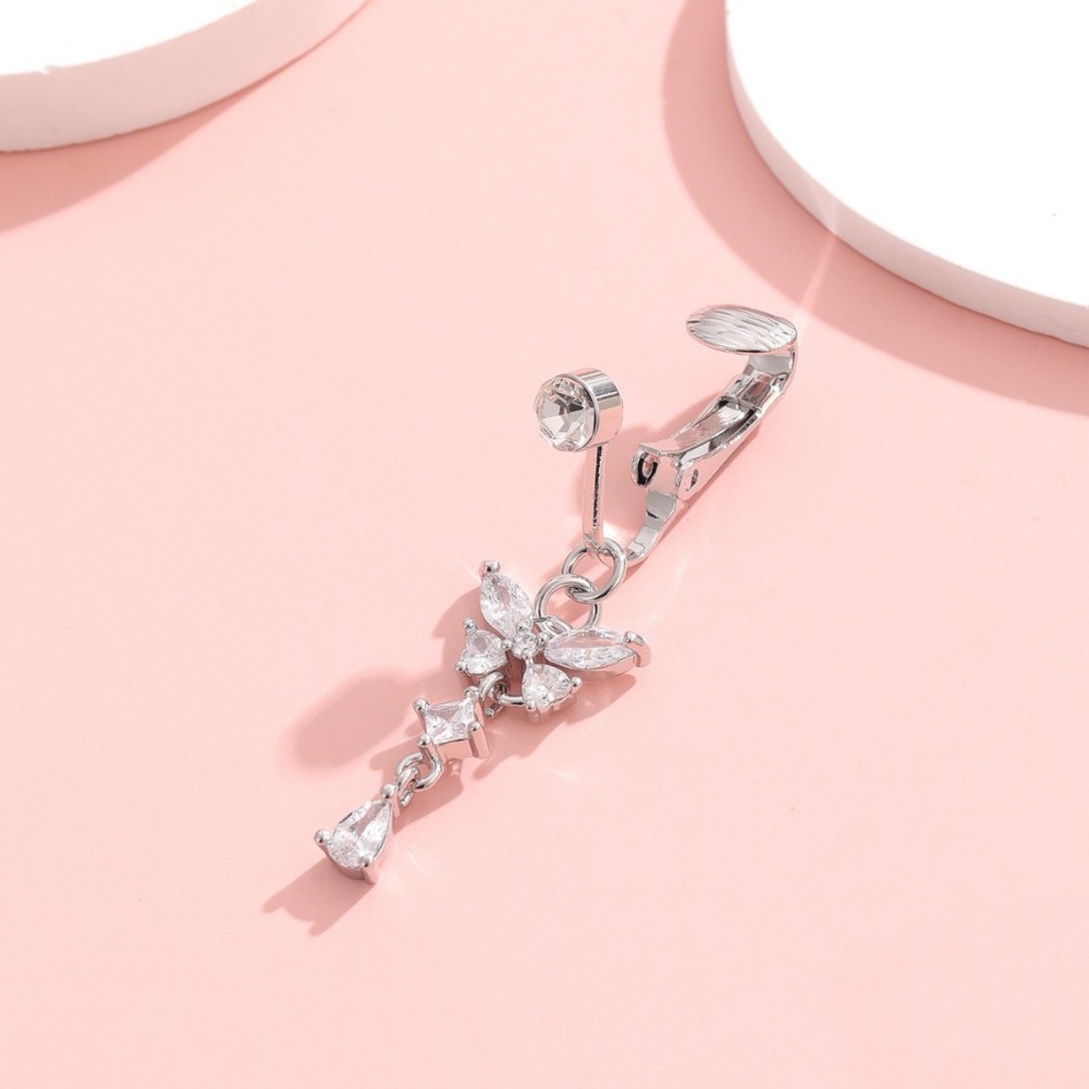 Butterfly Design Clip on Belly - Body Jewelry Belly Button Rings recensie en prijs