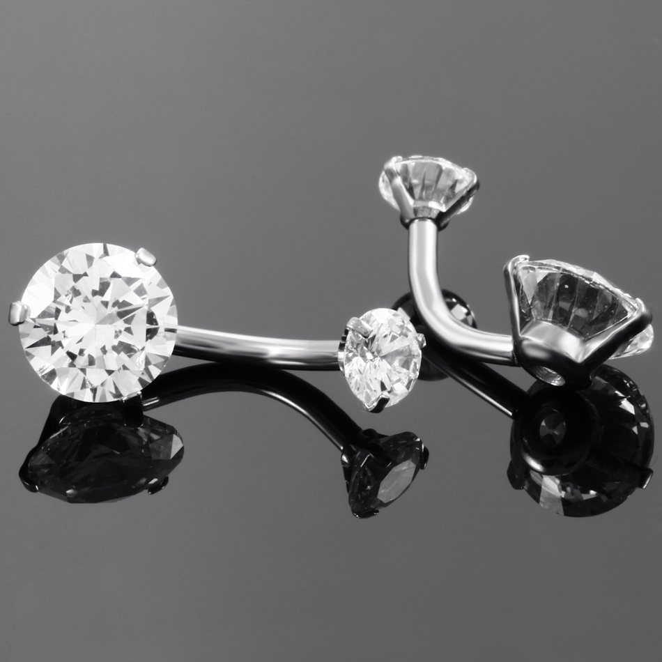 10PC  Navel Piercing Stainless - Body Jewelry Internally Threaded recensie en prijs