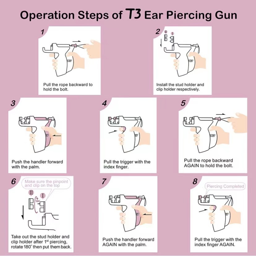 T3 Ear Piercing Gun Kit Asepti - Body Jewelry Store recensie en prijs