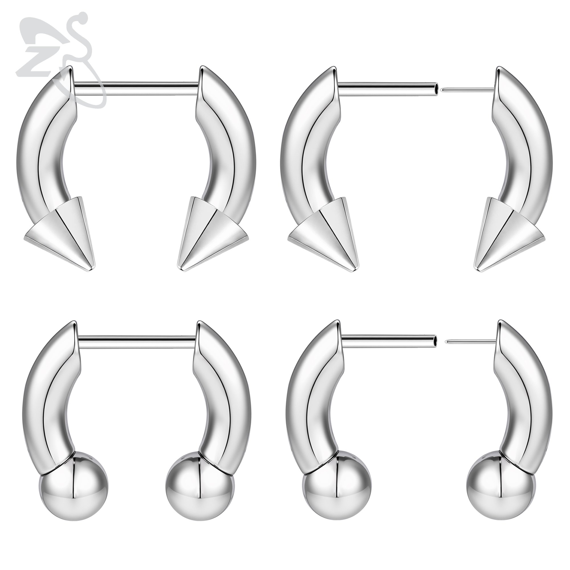 ZS 1 PC 16G Threadless Stainle - Body Jewelry Threadless recensie en prijs