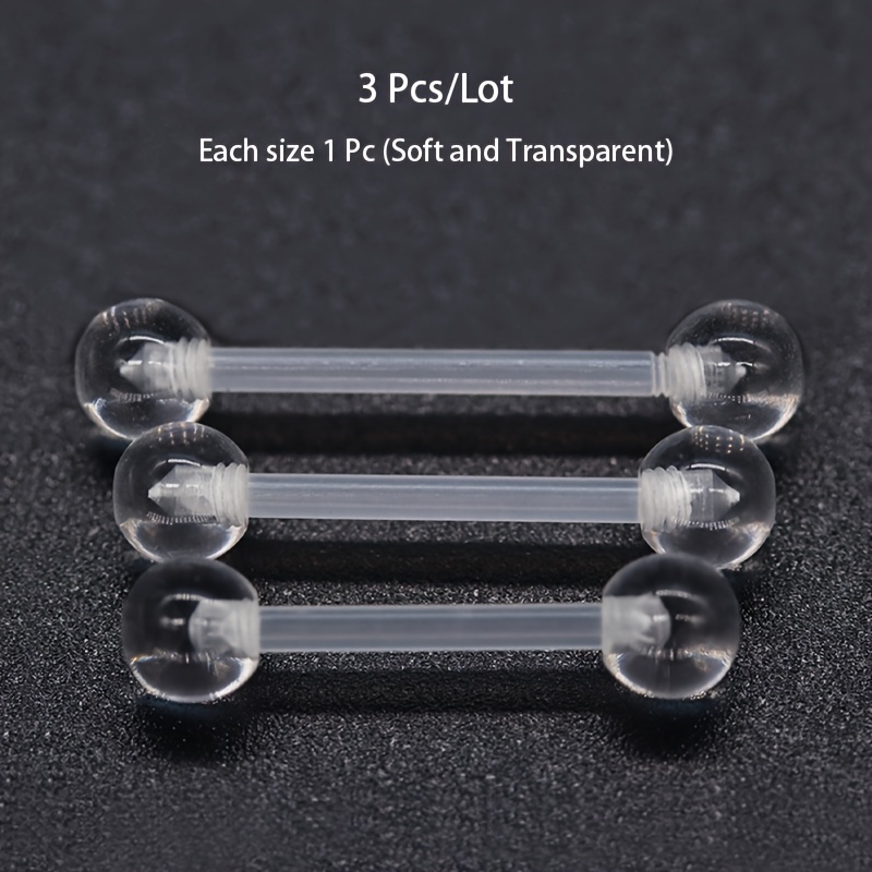 3pcs/Set (Each Size 1pc) Soft  - Body Jewelry Store recensie en prijs