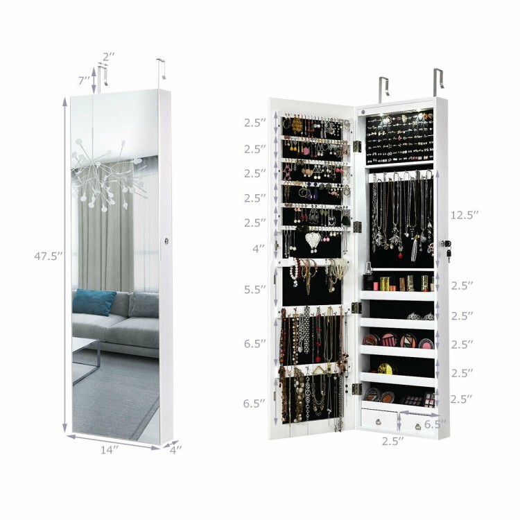 Jewelry Cabinet Lockable Armoi - Body Jewelry Earrings recensie en prijs