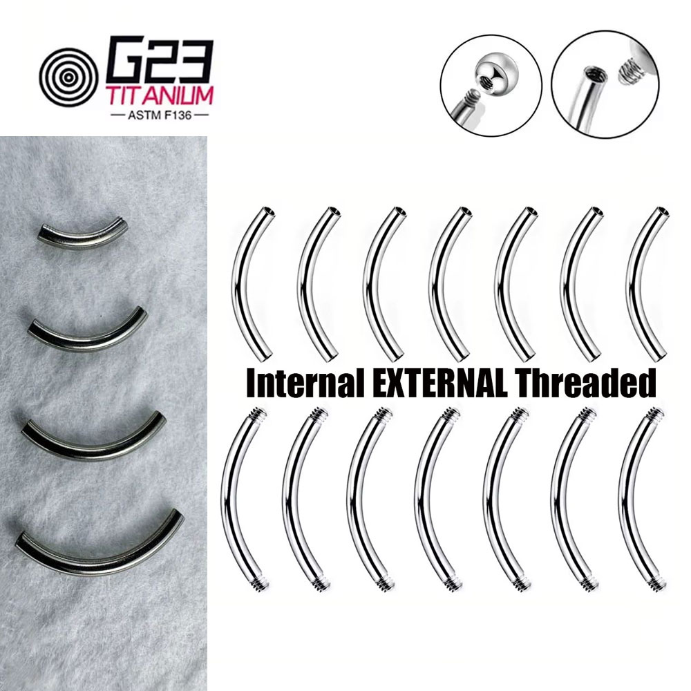 Wholesale 5/10/50pcs G23 Titan - Body Jewelry Internally Threaded recensie en prijs