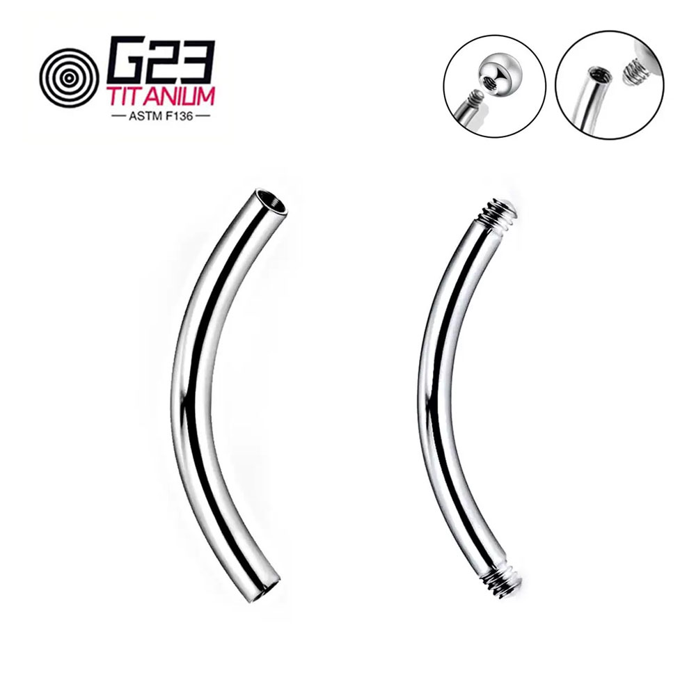Wholesale 5/10/50pcs G23 Titan - Body Jewelry Internally Threaded recensie en prijs