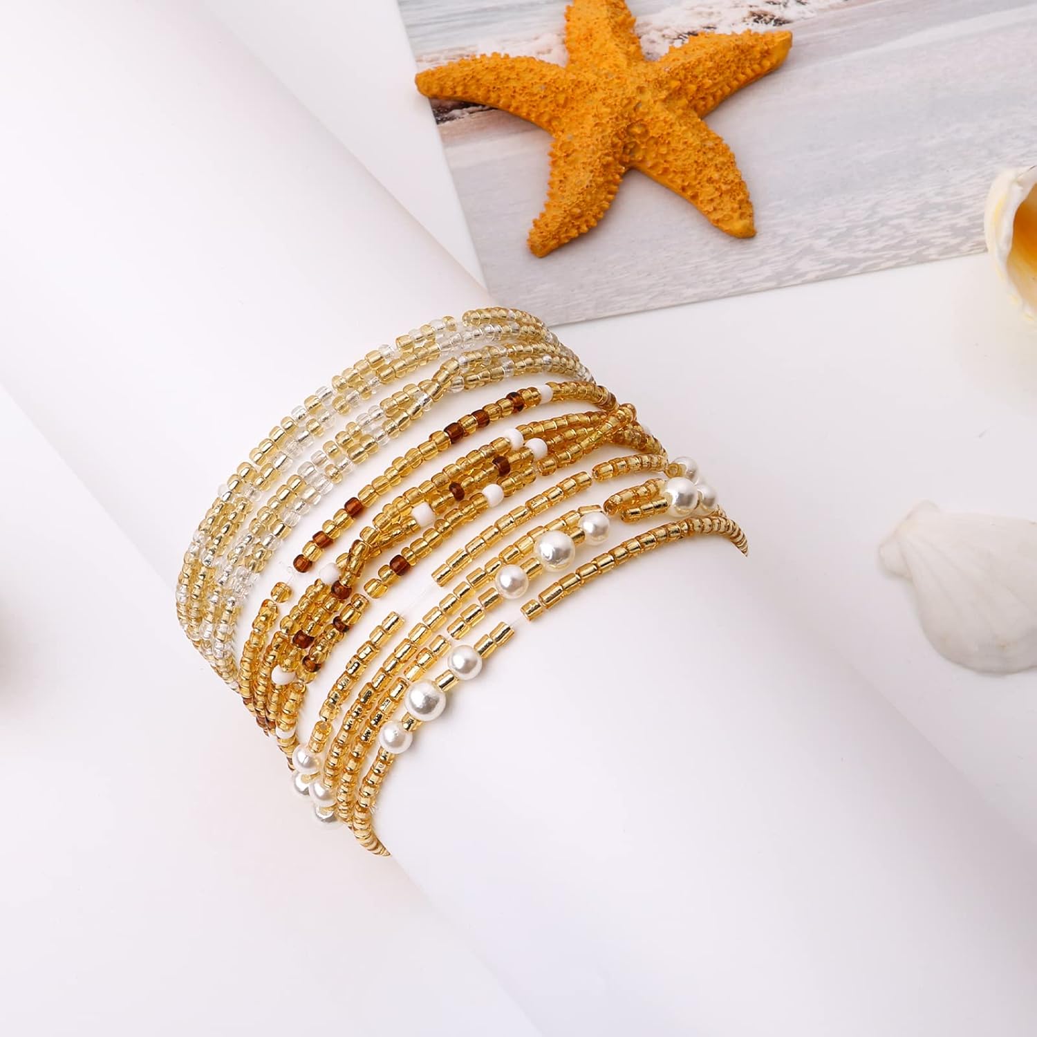 Waist Beads for Women Belly Be - Body Jewelry Waist recensie en prijs
