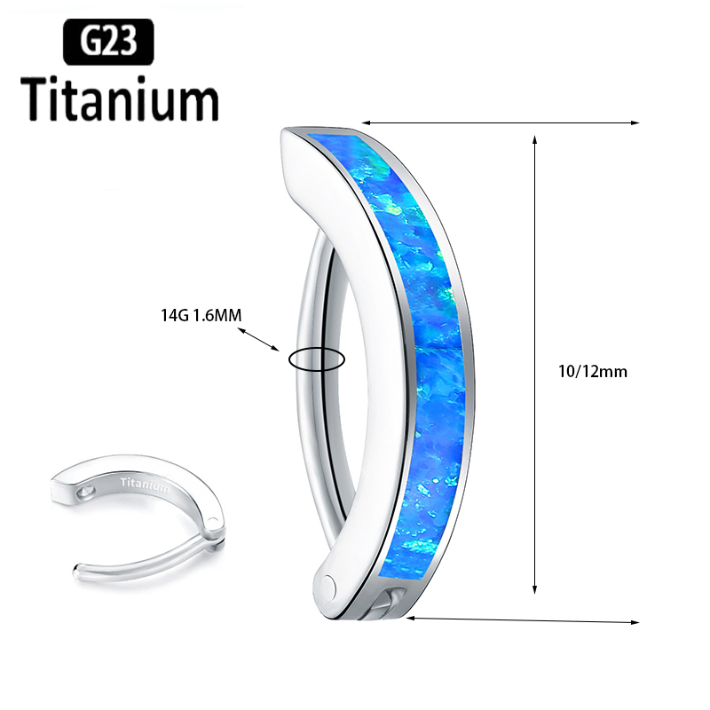 1PC 14G Implant Grade G23 Tita - Body Jewelry Implant Grade Titanium recensie en prijs