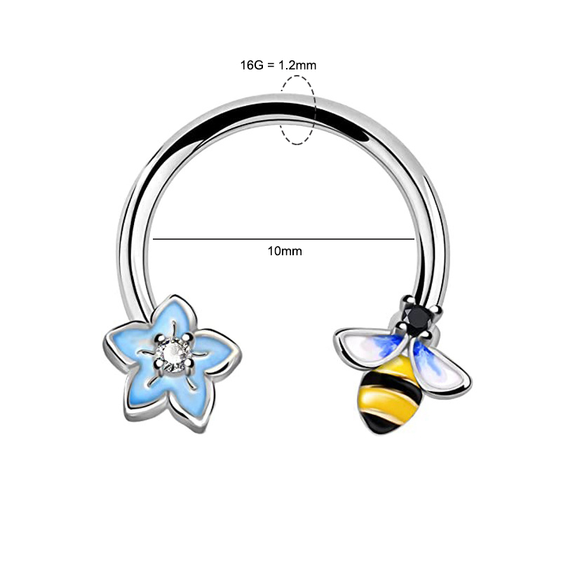 16G Septum Ring Daith Piercing - Body Jewelry Earrings recensie en prijs