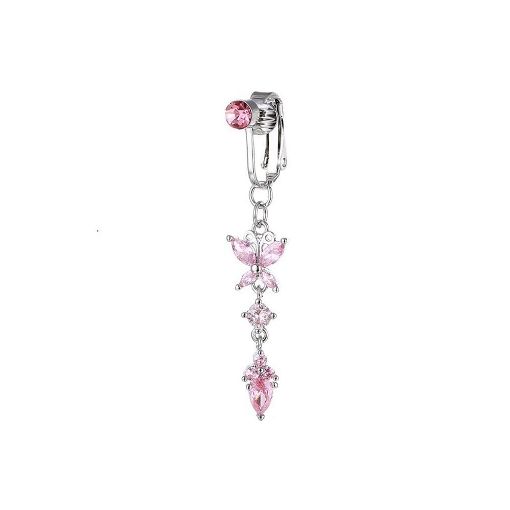 Butterfly Zircon Girl Gift Ele - Body Jewelry Belly Button Rings recensie en prijs
