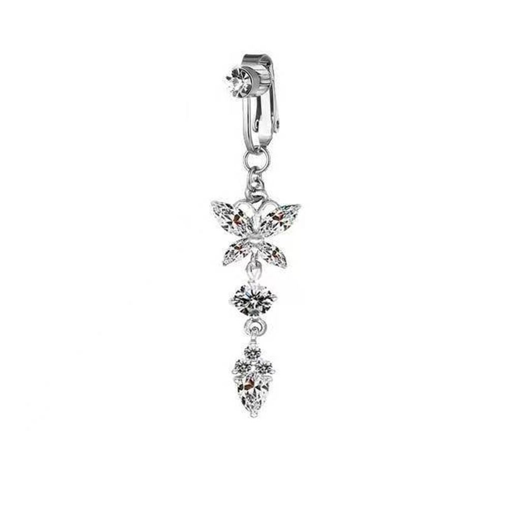 Butterfly Zircon Girl Gift Ele - Body Jewelry Belly Button Rings recensie en prijs