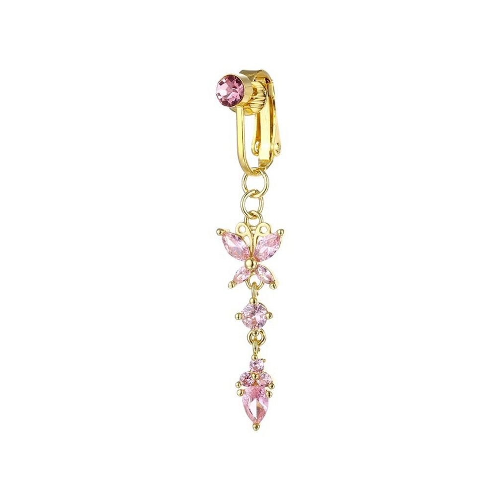 Butterfly Zircon Girl Gift Ele - Body Jewelry Belly Button Rings recensie en prijs