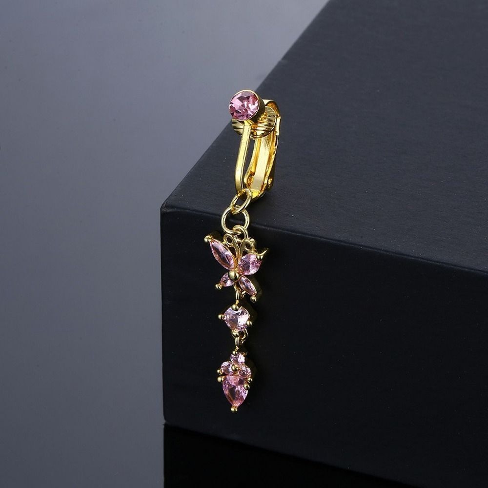 Butterfly Zircon Girl Gift Ele - Body Jewelry Belly Button Rings recensie en prijs