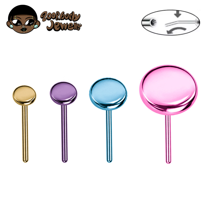 10pcs ASTM F136 Titanium Push  - Body Jewelry Threadless recensie en prijs