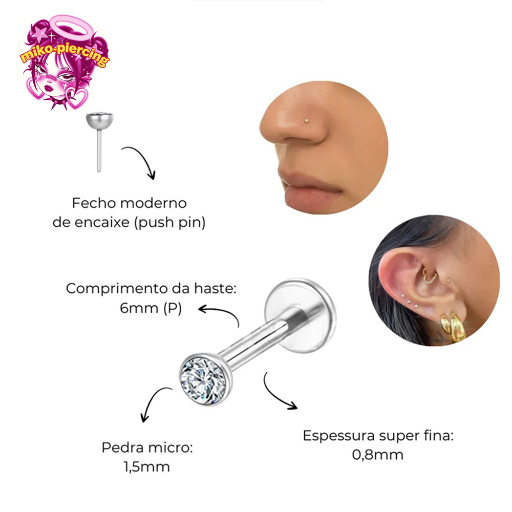 10Pcs ASTM F136 Titanium 20G/1 - Body Jewelry Threadless recensie en prijs