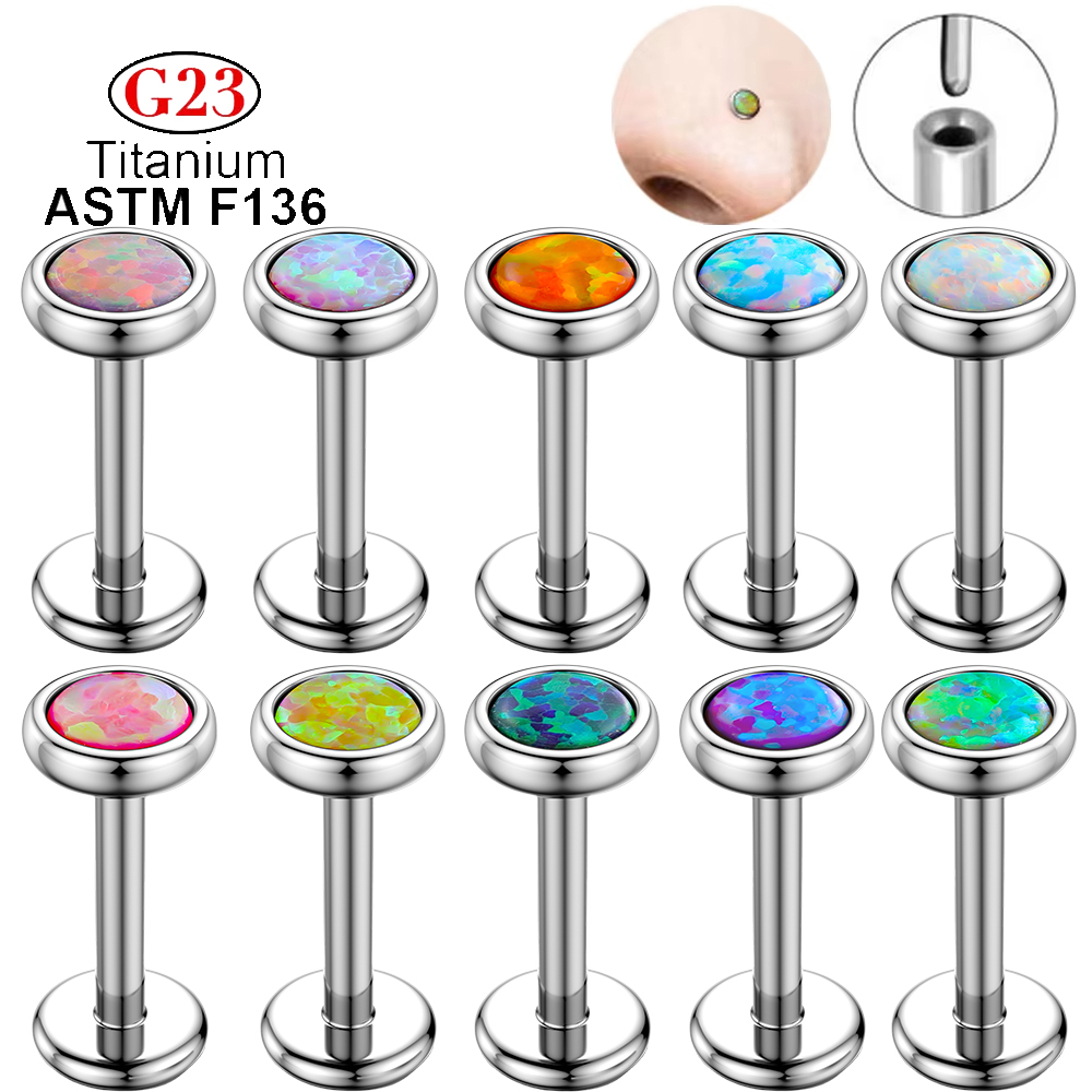 1pcs G23 Titanium Nose Labret  - Body Jewelry Threadless recensie en prijs