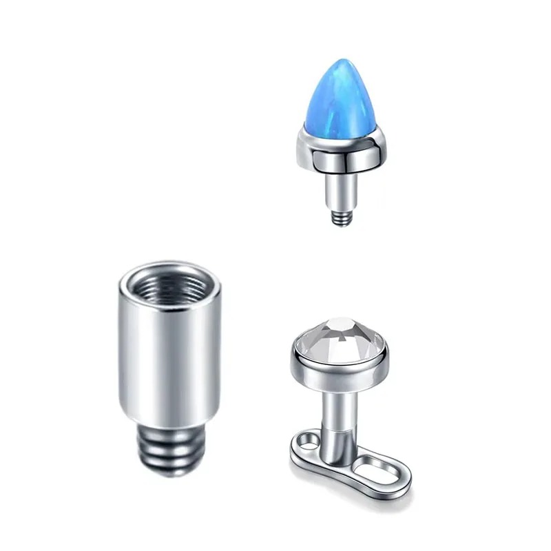 10 Pcs ASTM F136 Titanium Inte - Body Jewelry Internally Threaded recensie en prijs