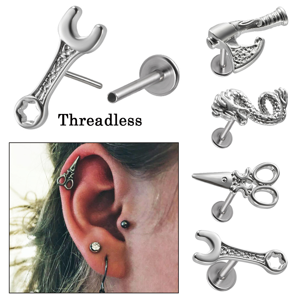 1PC Surgical Steel Threadless  - Body Jewelry Threadless recensie en prijs