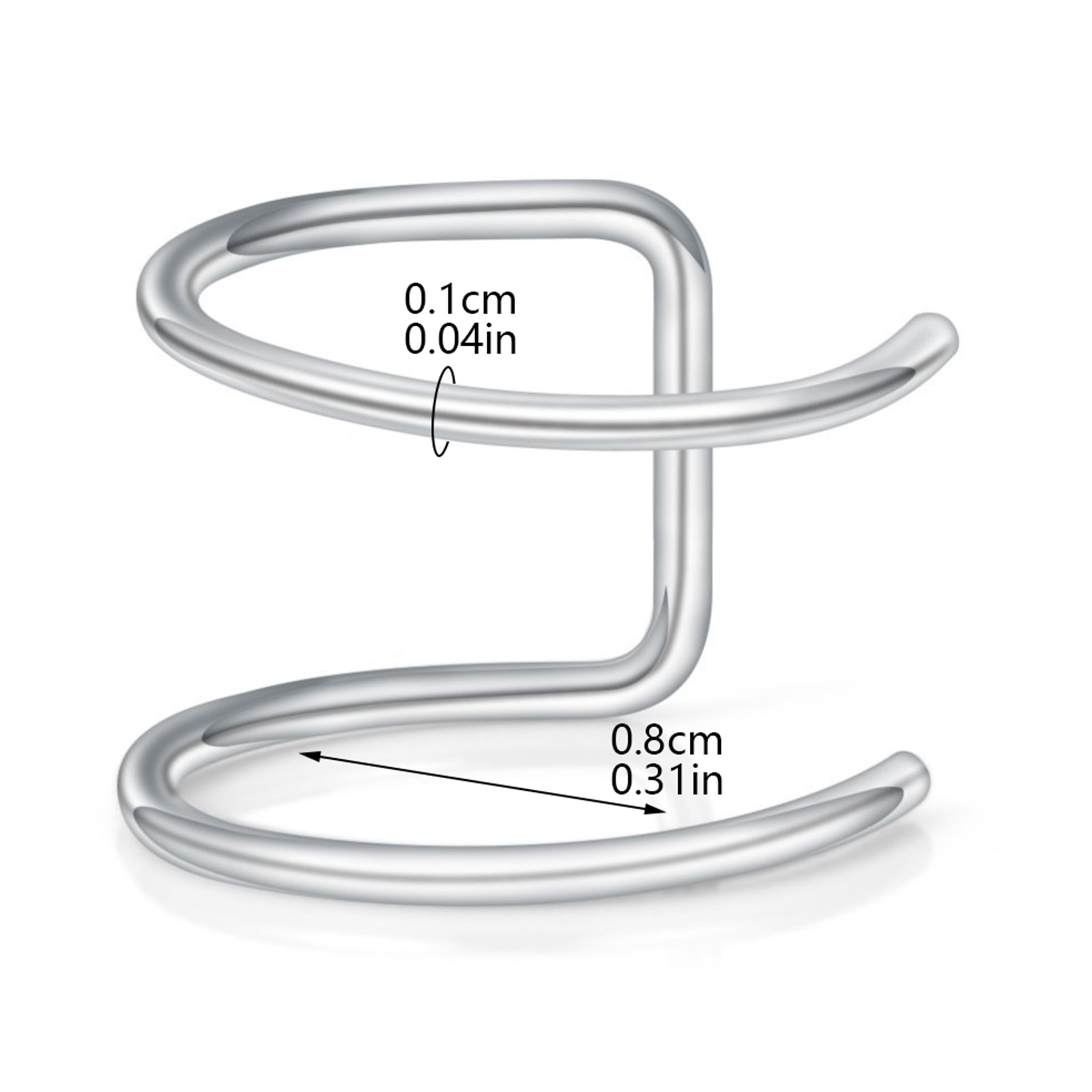 2pcs New No-Piercing Ear Cuffs - Body Jewelry Earrings recensie en prijs