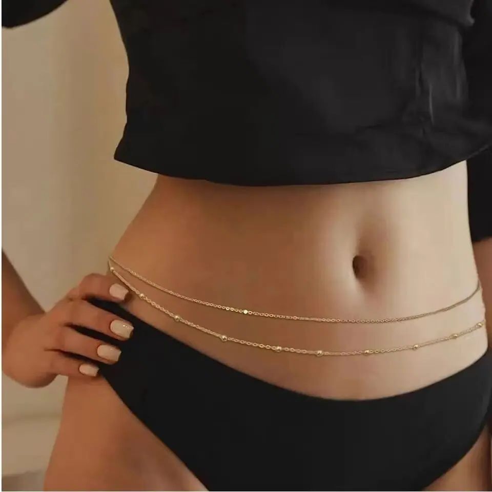 HipHop Double Layers Belly Cha - Body Jewelry Waist recensie en prijs