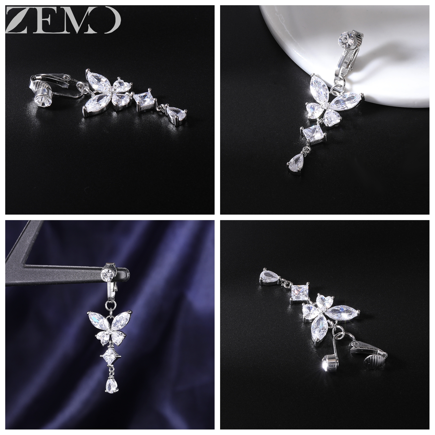 ZEMO 1 PC Stainless Steel Clip - Body Jewelry Belly Button Rings recensie en prijs