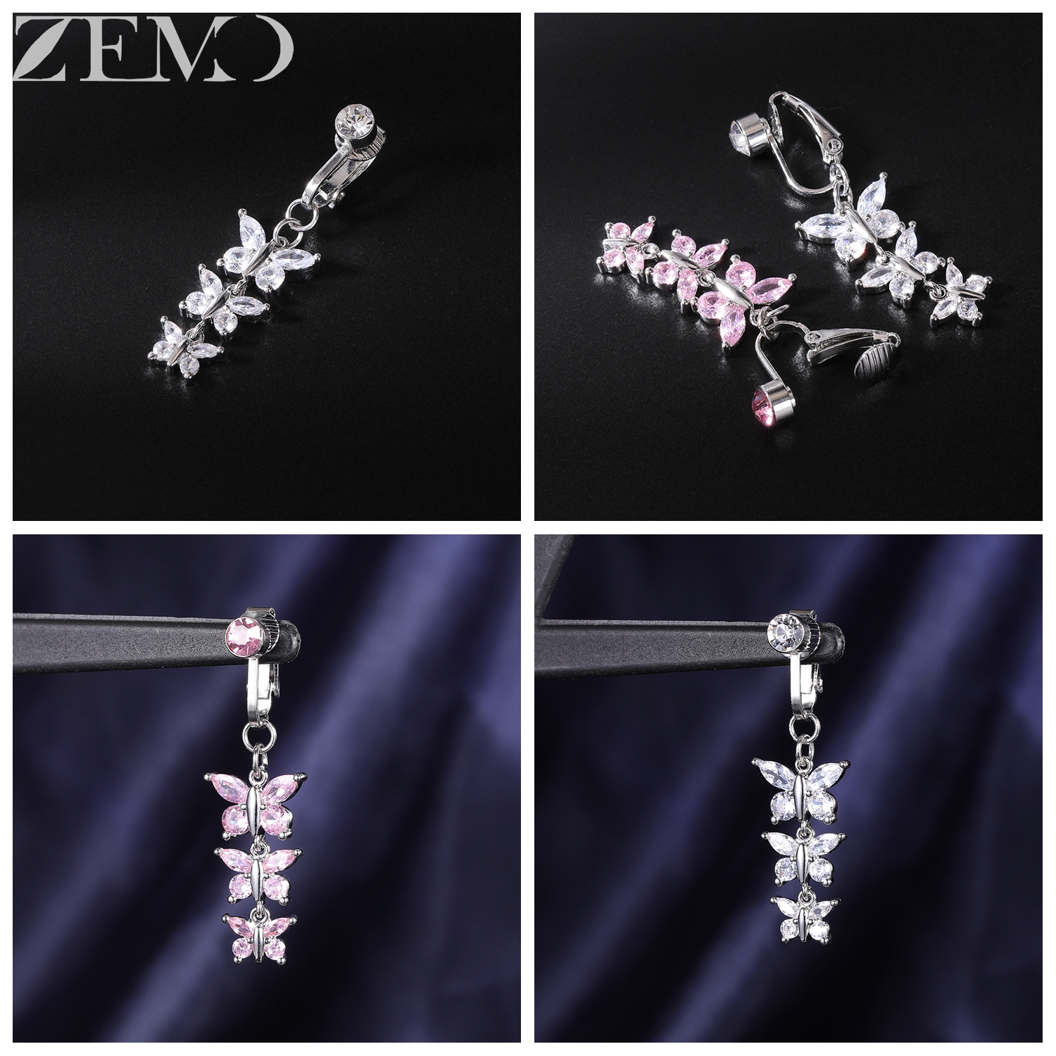 ZEMO 1 PC Stainless Steel Clip - Body Jewelry Belly Button Rings recensie en prijs