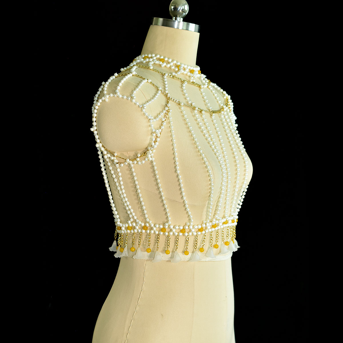 Elegant Fashion Ornate Imitati - Yellow Body Jewelry recensie en prijs