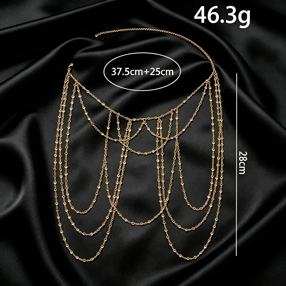 Elegant Rhinestone Shoulder Ch - Body Jewelry Rhinestone recensie en prijs