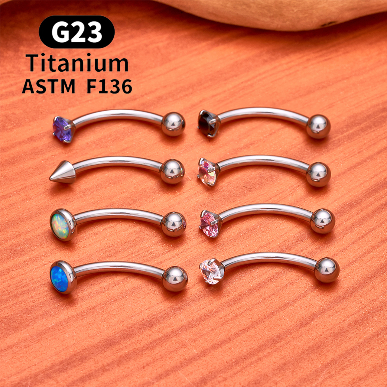 ASTM F136 Titanium Hexagram Ro - Body Jewelry Internally Threaded recensie en prijs
