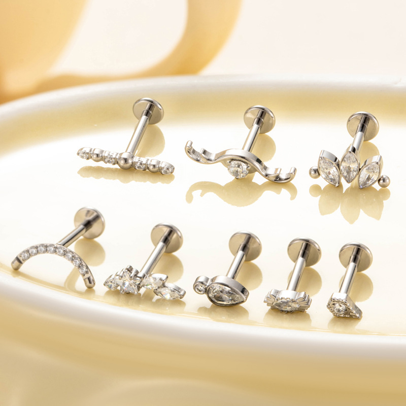 1PC ASTM F136 G23 Titanium Pie - Body Jewelry Internally Threaded recensie en prijs