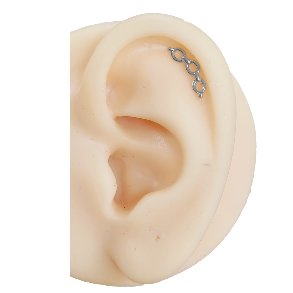 ASTM F-136 Titanium Labret Pie - Body Jewelry Threadless recensie en prijs