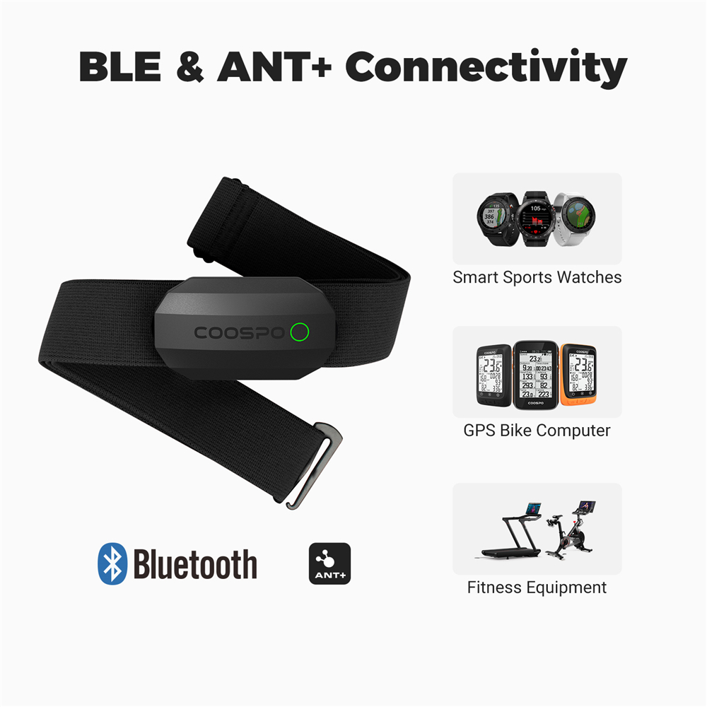 COOSPO H808S Heart Rate Sensor - Body Jewelry Harness recensie en prijs