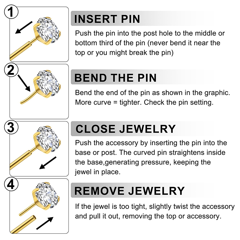 20G/18G/16G Surgical Stainless - Body Jewelry Earrings recensie en prijs